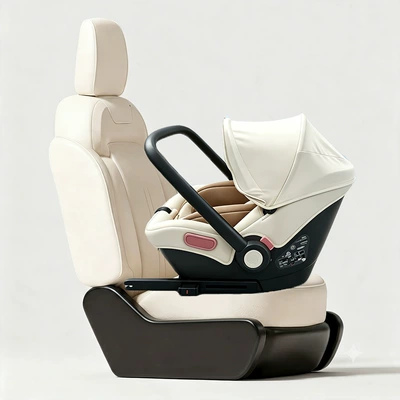 Car child safety seat Car Use, Newborn Baby - khaki-flagship-model