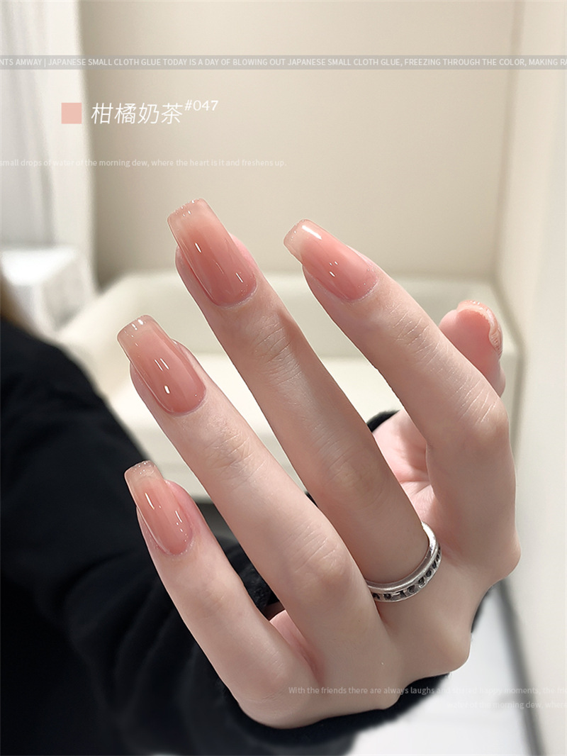 KaSi fototerapia Esmalte de uñas pegamento 2023 nueva primavera y el verano popular blanco lechoso nude rojo cereza salón especial