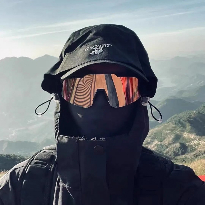 男性と女性のためのラージフレームアウトドアスポーツサングラス、スキー、登山、防風サンシェード、サイクリングゴーグル|undefined