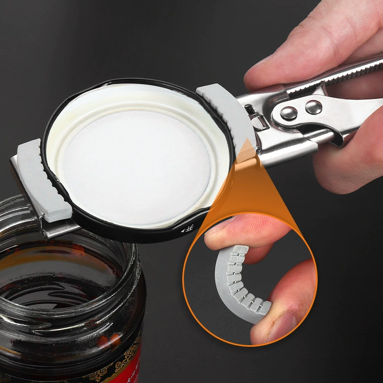 One piece free shipping stainless steel bottle opener adjustable multi-function adaptive size can opener practical kitchen tools