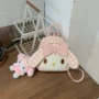 迷你格子新款少女双肩包