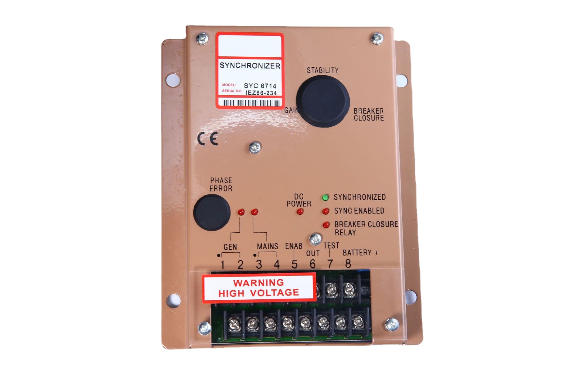 SYC6714同步并车板SYC6714并机型号同步并车专用
