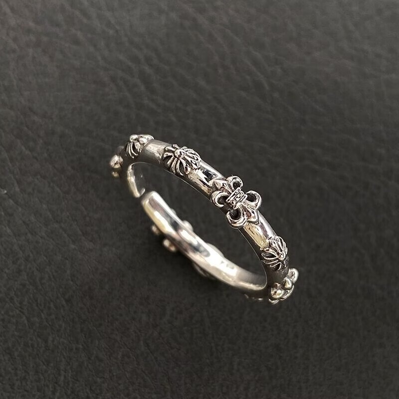 Niche Design Keke Iris Open Ring Women's Light Luxury Niche Design Exquisite High-grade Cold Style Retro Ring