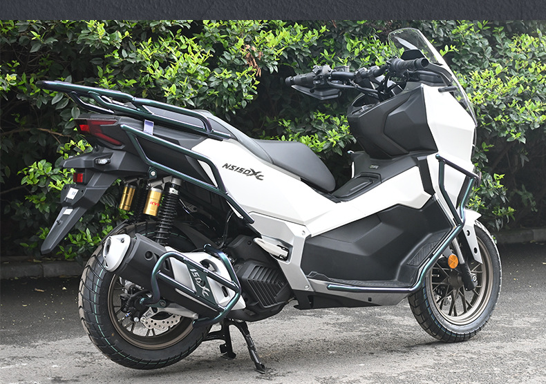 Suitable for Xin Da Zhou Honda Ns150Xc Protective Bars, Front and Rear Exhaust Pipe Bumpers, Anti-Fall Rear Tail Frame, Modified Windshield