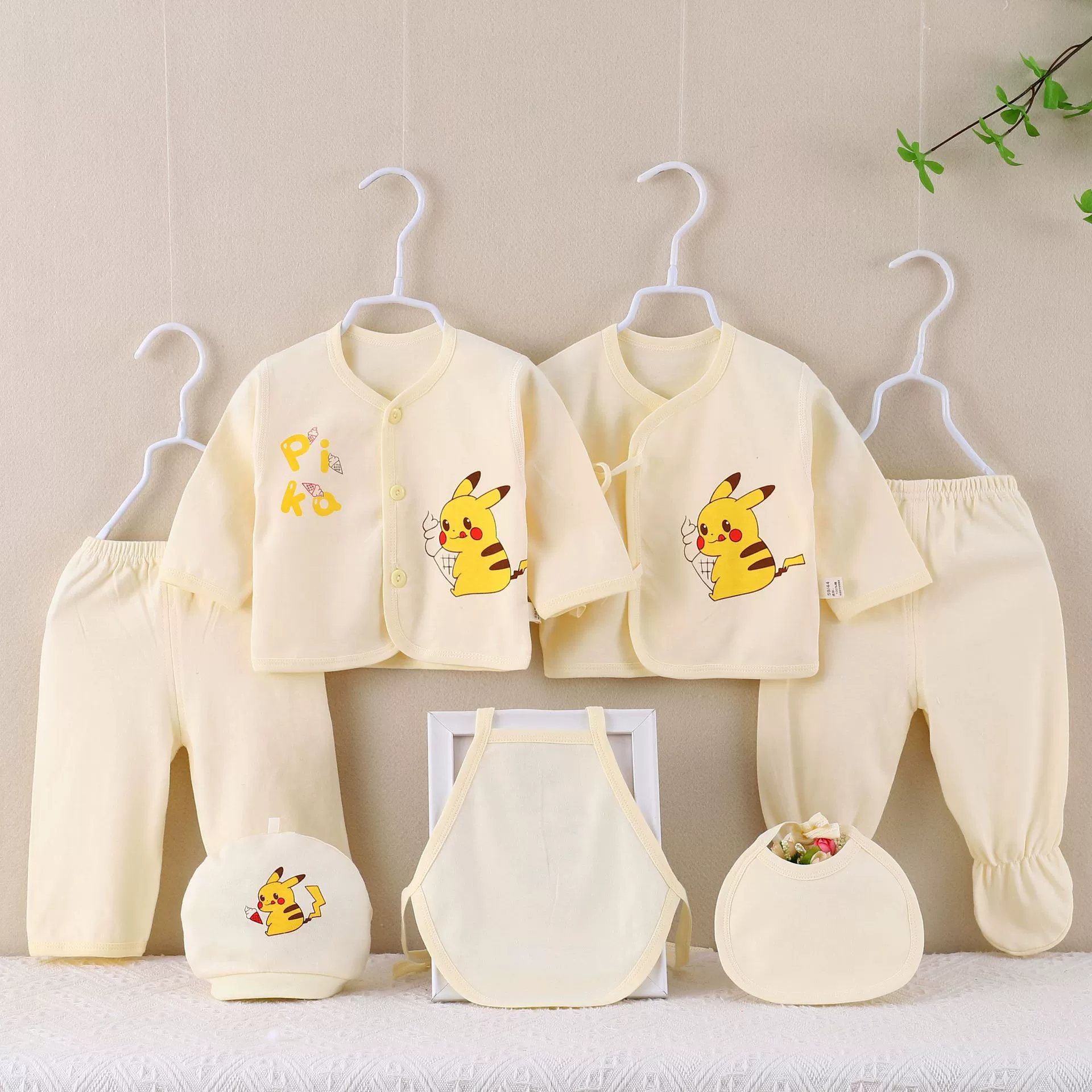 Plastic children's set for new born, sweater, combed cotton