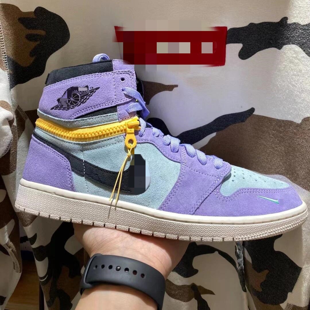 Original Version Aj Men's Shoes with Ghost Face and Reverse Swoosh, Spring and Autumn High-Top Sneakers for Couples, Aj1 Sports Shoes, Basketball Shoes, Women's Shoes