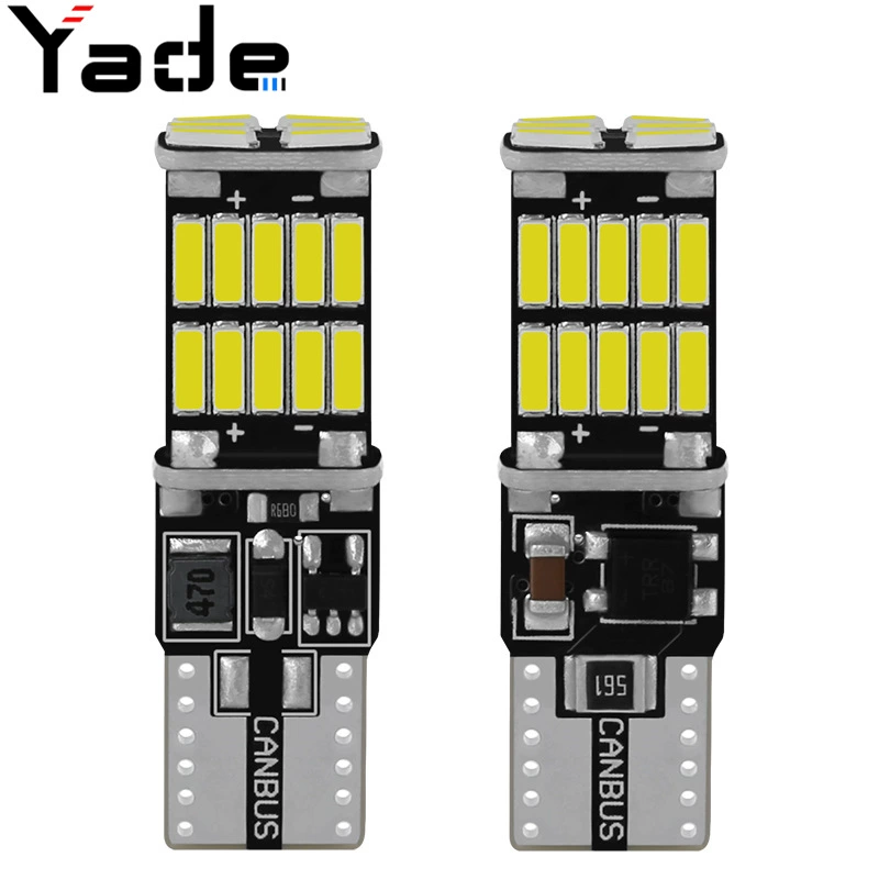 Автомобильный светодиодный индикатор ширины декодирования Yade T10 4014 26smd подсветка номерного знака подсветка автомобильной лампы