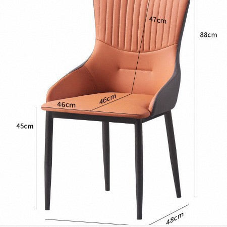 Sillas de comedor domésticas modernas y simples tablillas respaldadas sillas de comedor sillas de hotel sillas de metal respaldadas