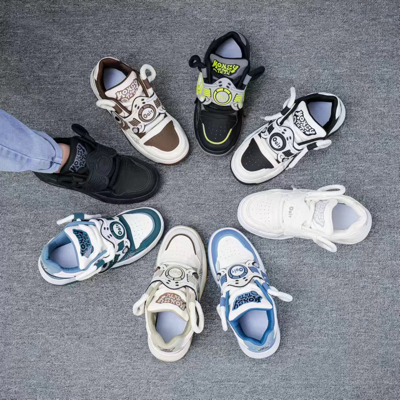 Commerce extérieur transfrontalier vente chaude 2024 nouvelles chaussures pour hommes nouvelles baskets de sport décontractées polyvalentes décontractées vente chaude chaussures à la mode C301_voghion.com