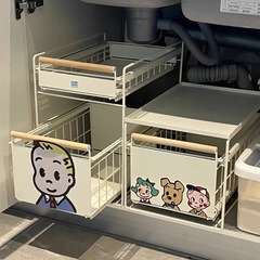 ハラダ治下シンク収納ラック多機能引き出し収納ラックキッチンキャビネットバスケット食器調味料層状ラック