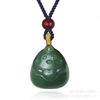 Necklace jade, cartoon pendant, Chinese horoscope, Birthday gift