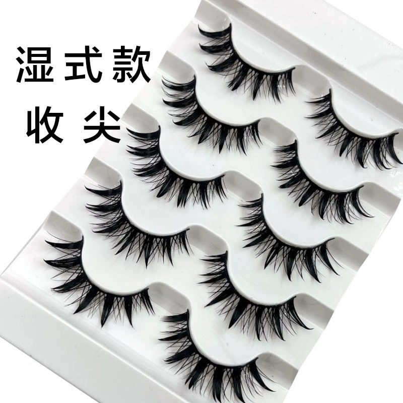Dense Long Lengthening False Eyelashes, Dramatic Curl, 5-Pair Trays (Multiple Styles)