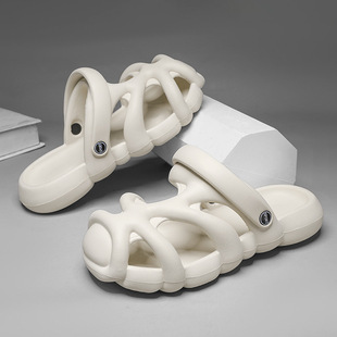 Men's Shoes with Shoes and Shoes for Summer Driving Non-Slip Soft Bottom Sandals with Distinctive Sandals Fashionable Outdoor Slippers
