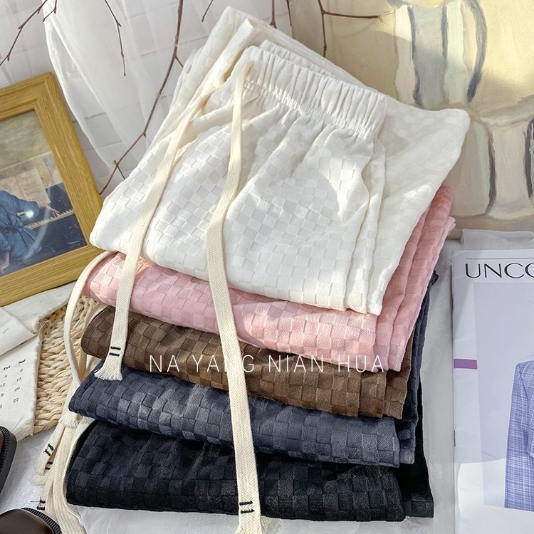 休闲裤子夏季女薄款