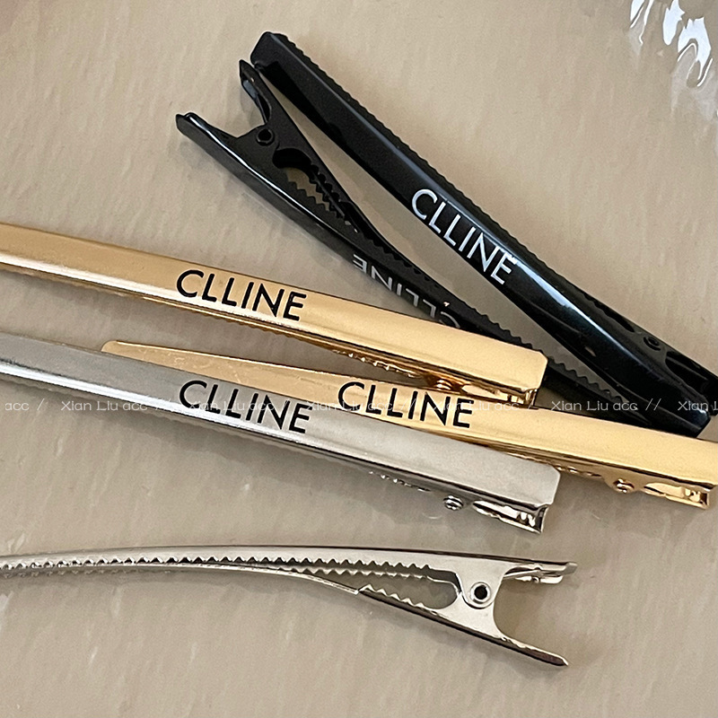 欧米のins金属のアルファベットの一字のアヒルの口のヘアピンのファッションの甘いクールな前髪のサイドの化粧は馬の尾を挟んで髪を挟みます。|undefined