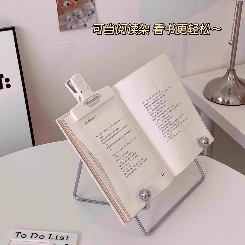 インスタイルシンプルな金属タブレットスタンドデスクトップアイアン読書スタンドポータブル怠惰なサポートスタンド携帯電話スタンド|undefined
