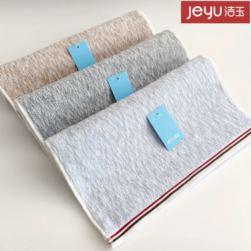 洁玉 Тowel Bamboo cotton soft water-absorbing home face towel Bamboo joint yarn Class A home face towel 110g