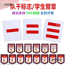少先队标臂章小学生队长标志一道杠二道杠三道杠大中队长对麦太保