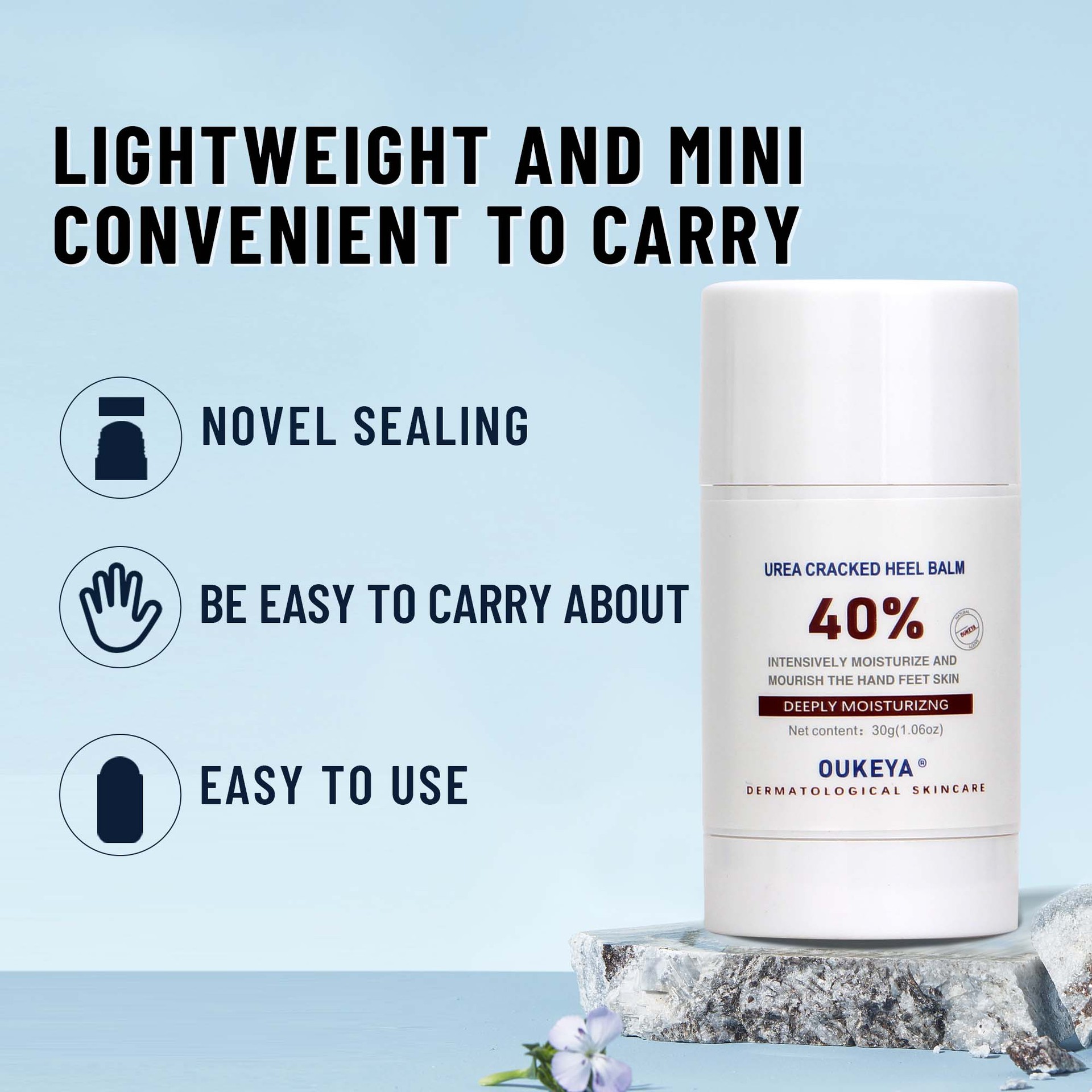 Cross-border urea foot cream 40% heel dry crack repair nursing cream peeling moisturizing foot hand care anti-crack stick