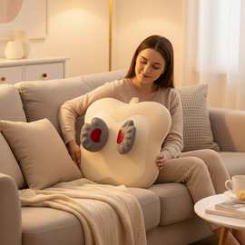 跨境仿真人手多档加热按摩神器 热敷背部按摩仪无线充电按摩靠垫