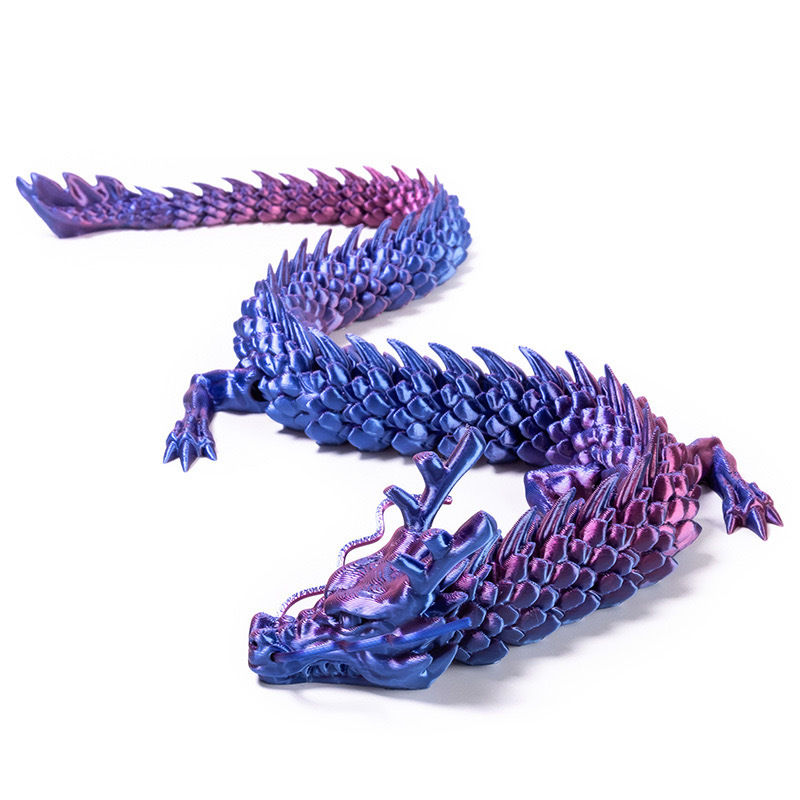 [Large size 60cm] Laser Purple Dragon (high quality PLA material)