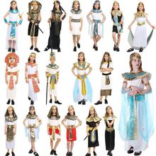 儿童节男埃及法老王子演出衣服 女童希腊埃及艳后公主服装