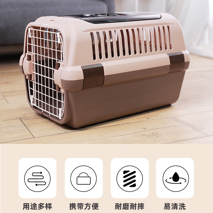 Richell Lichir Pet Air Case Double Door Basket Cats and Dogs Going Out to Check Car Portable Luggage Richell Lichir Pet Air Case Double Door Basket Cats and Dogs Going Out to Check Car Portable Luggage