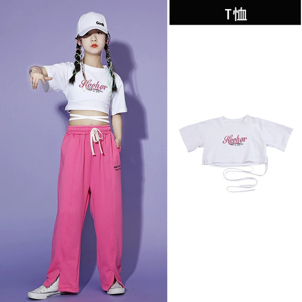 White, with short sleeve