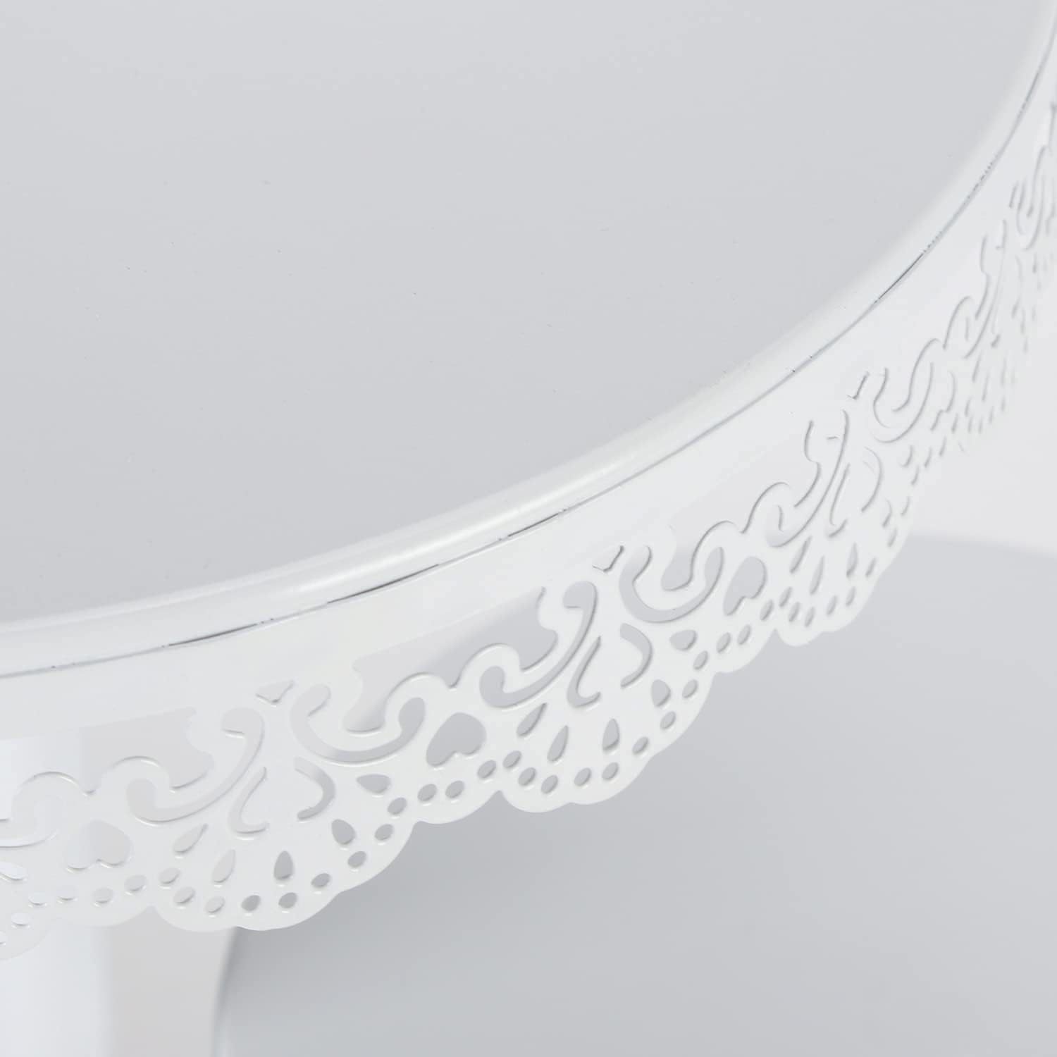 Amazon transfronterizo doble estante de pastel dorado redondo hierro forjado estante de pastel de fiesta escenario decoración de mesa de postres