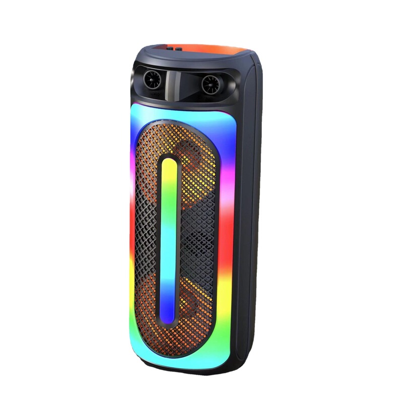 Sxqf工場の新型卸売ブルートゥーススピーカーの私型携帯用ダブル8インチ広場舞移動ledライトスポット音響|undefined