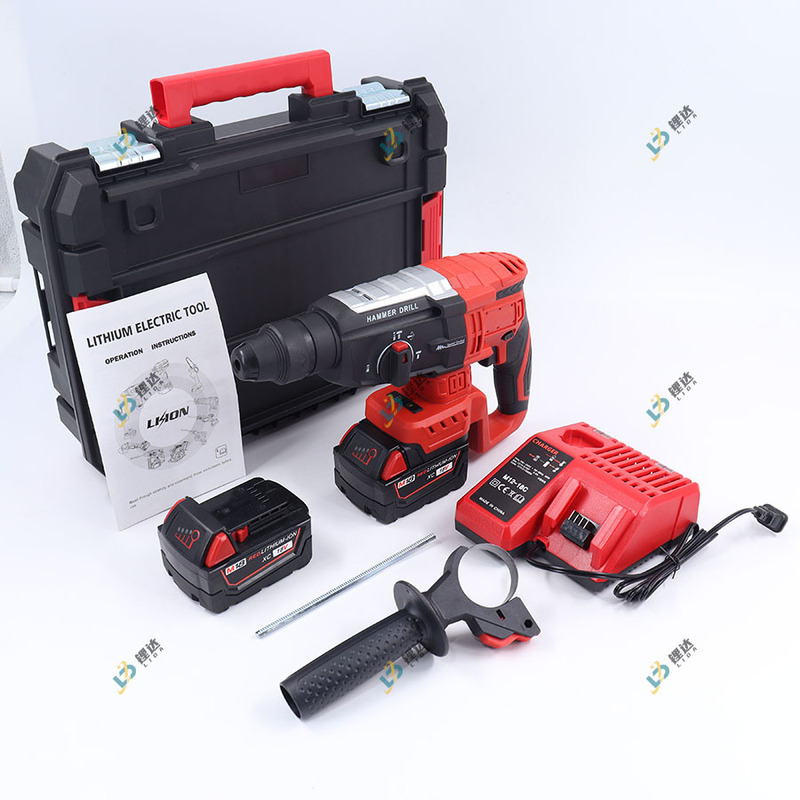 国境を越えた Dewalt リチウム電池ブラシレス電動ハンマー電動ピック多機能ハイパワーコンクリートインパクトドリル工業用グレード 28 ハンマー|undefined