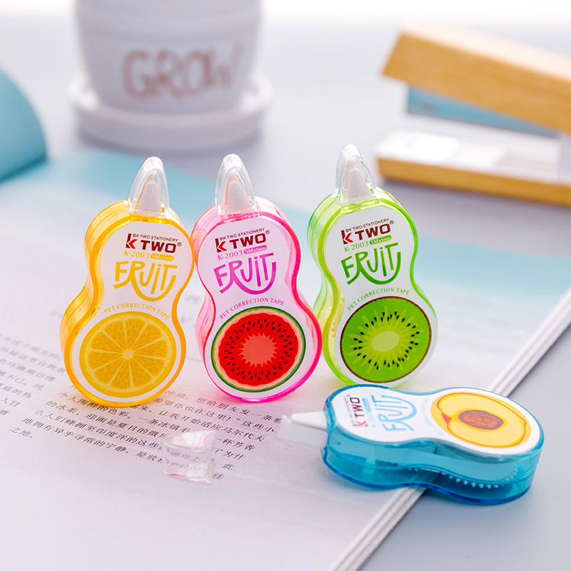 originality Cartoon Correction Tape fruit Correction tape Mini Correction Tape lovely childhood memory Stationery gift wholesale