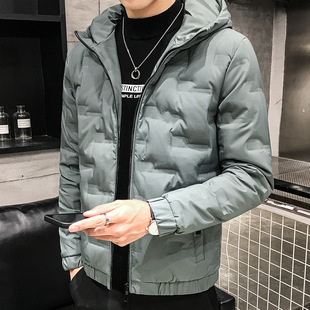 Lightweight down Jacket for Men 2025 Winter New White Duck down Lightweight Warm Short Hooded Jacket for Men Trendy