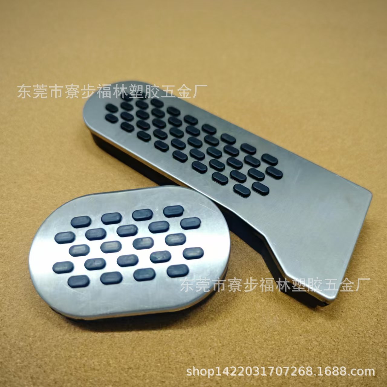 适用奔驰小精灵SMART/1号/3号/5号/不锈钢原厂油门刹车改装脚踏板