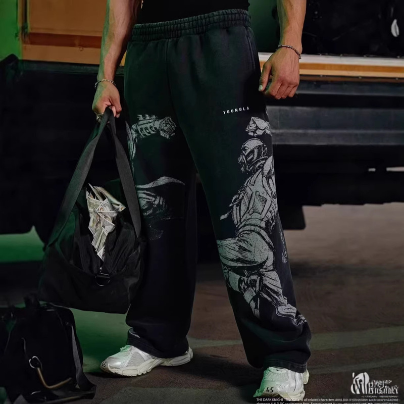 Youngla American-Style Trendy Brand New Men's Sports Pants Jogging Fitness Basketball Training Casual Straight-Leg Long Pants Youngla American-Style Trendy Brand New Men's Sports Pants Jogging Fitness Basketball Training Casual Straight-Leg Long Pants