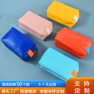 in stock cross-border PU octagonal cosmetic bag women's portable large capacity storage bag travel mini wash bag wholesale printing