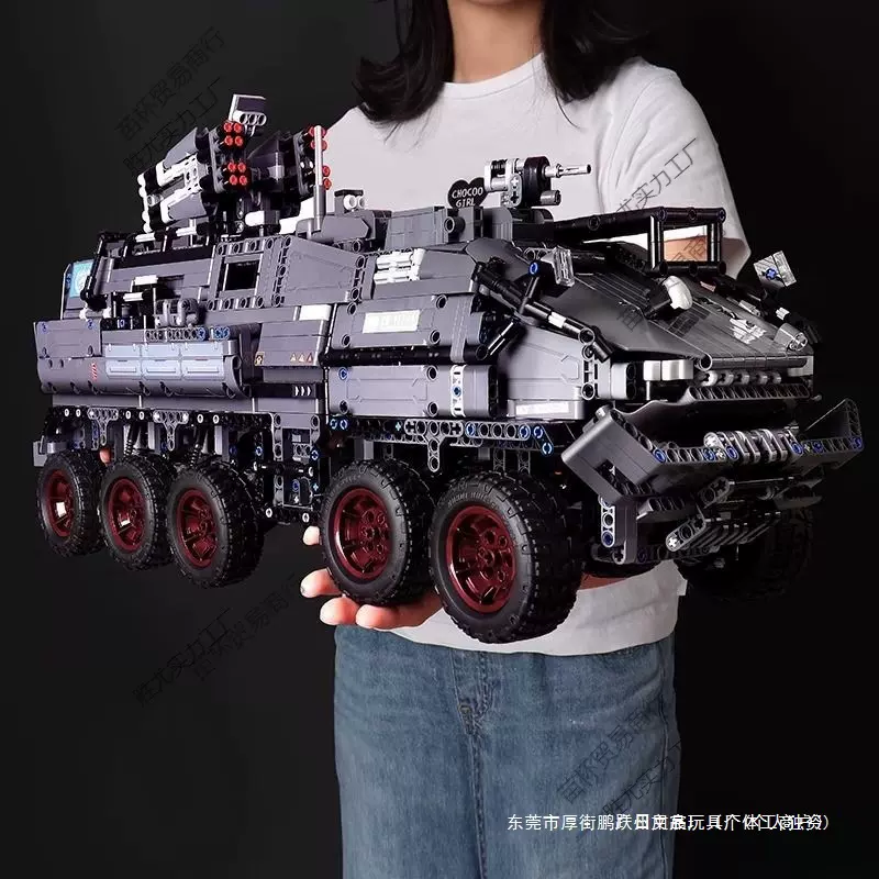 兼容乐高积木流浪地球运载车装甲车拼装高难度巨大型男孩系列玩具