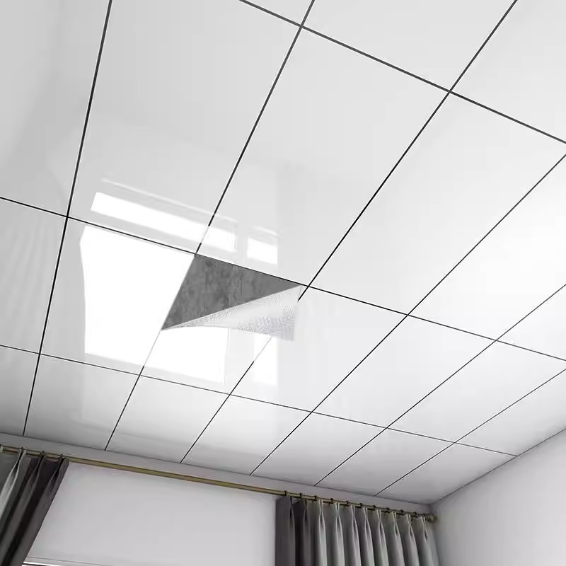 Self-adhesive tile stickers ugly hole filling Wall renovation decoration waterproof 3d three-dimensional imitation marble Aluminum plastic board wall stickers