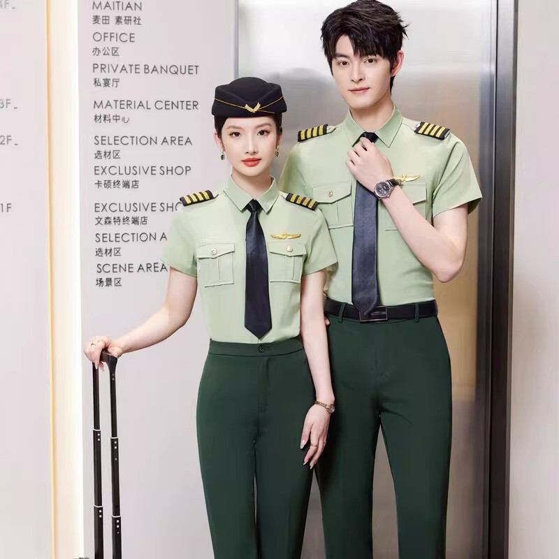 Military Green Band Uniforms, Shirts, Performance Costumes for Cultural Troupes, Drum and Bugle Teams, Honor Guard, Flag-Raising Team, Orchestra Attire