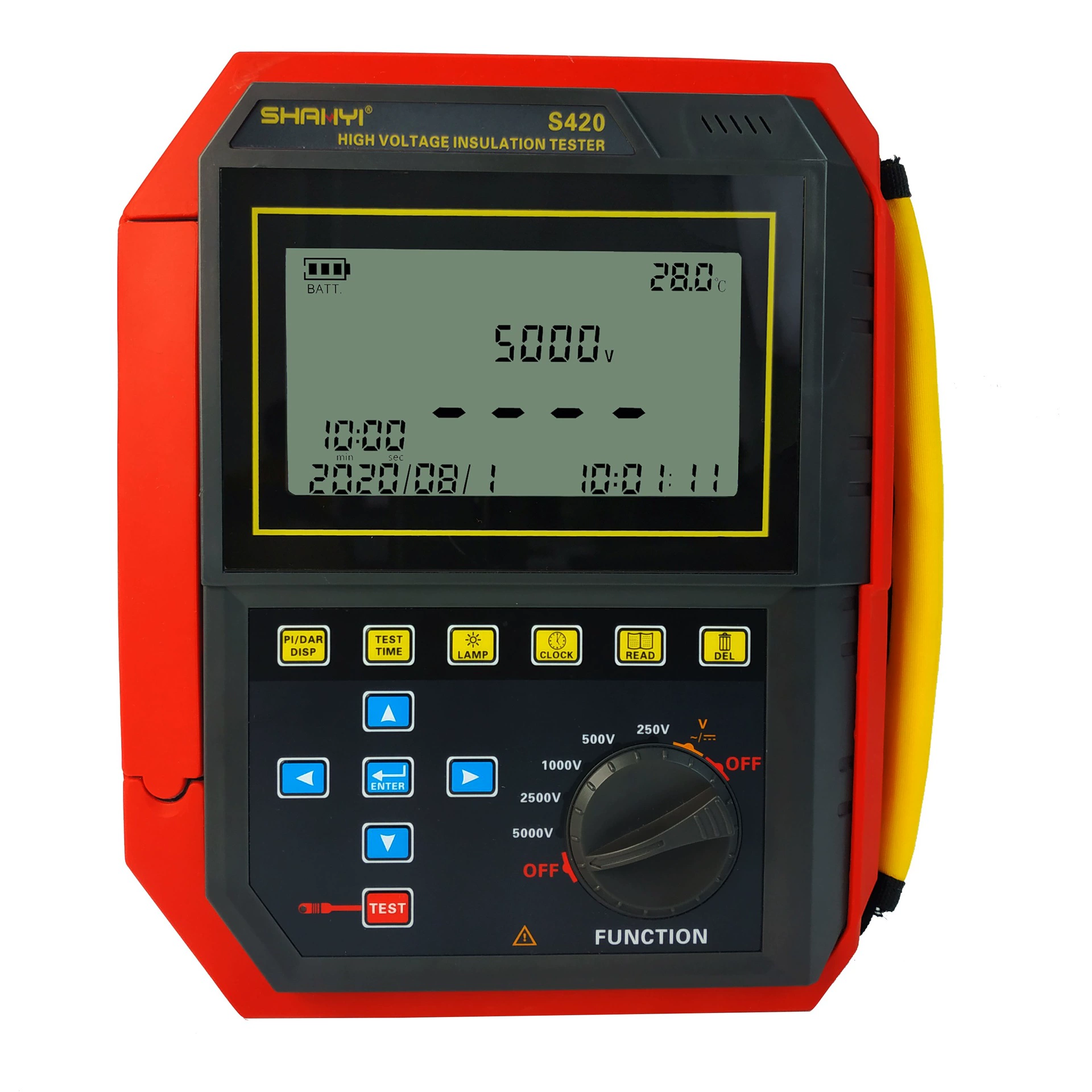 Высоковольтный тестер сопротивления изоляции Мегаметр USB выход 485 интерфейс 5000V коэффициент поглощения и индекс поляризации