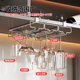 Red Wine Glass Rack Inverted Wine Cabinet Punch-free Goblet Storage Rack Home Hanging Light Luxury High-end Ornaments
