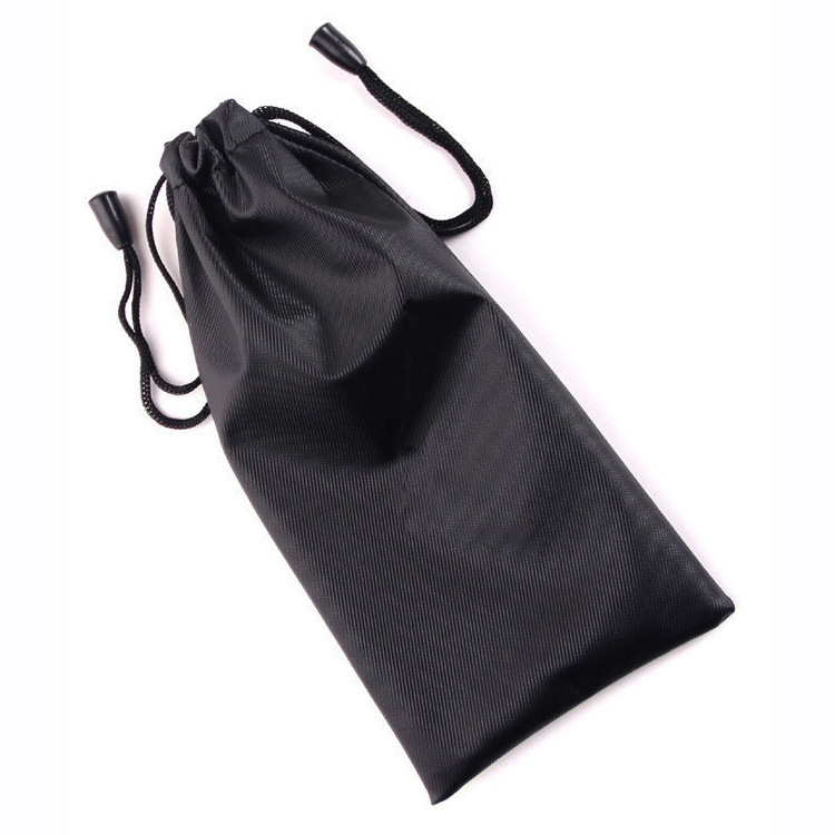 Black microfiber glasses bag glasses cloth polarized anti-blue light test lamp card glasses screwdriver wholesale