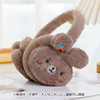 Children's adjustable fruit keep warm headphones, cartoon earmuffs, ear protection, with little bears, wholesale