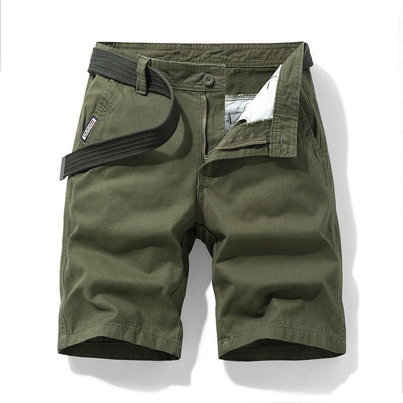 Wholesale cotton five-length pants men's summer casual pants shorts men's pants men's multi-pocket plus size overalls men's middle-aged Wholesale cotton five-length pants men's summer casual pants shorts men's pants men's multi-pocket plus size overalls men's middle-aged