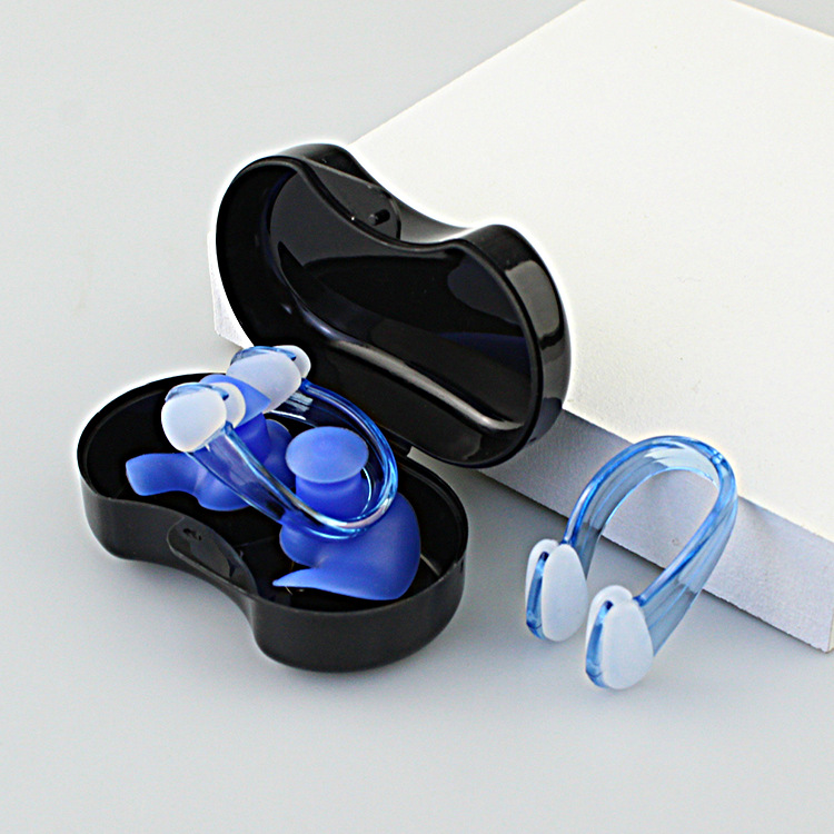 水泳耳栓専門耳水入り防止シリコン耳栓騒音防止睡眠防音耳栓水泳鼻クリップセット