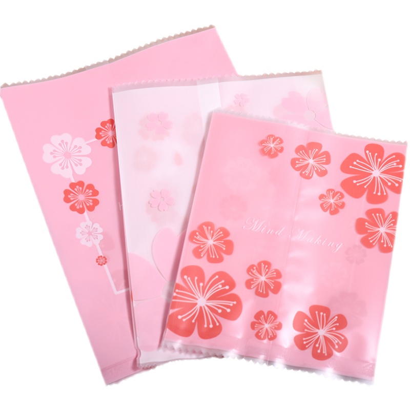 50g125g bolsas de pastel de luna bolsa sellada máquina bolsa de galletas de huevo bolsa de galletas hecha a mano bolsa de bocadillos de copo de nieve