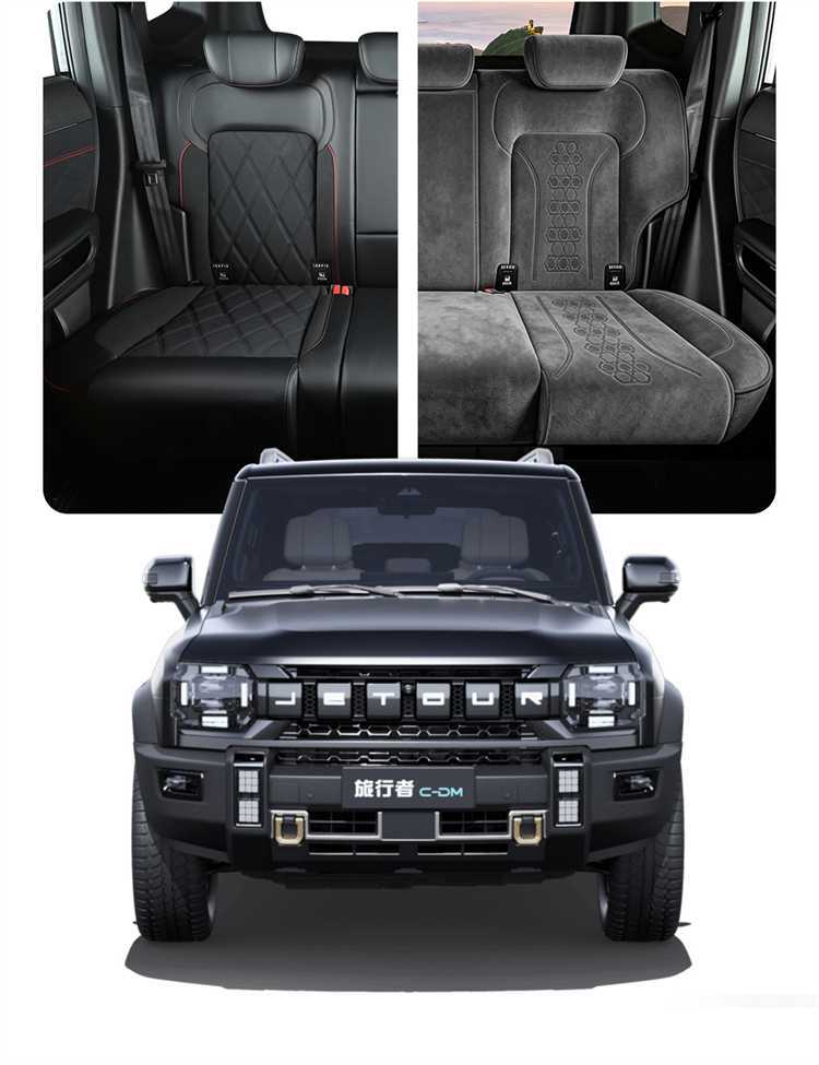 25-26 Jetour Traveler C-DM Ram Seat Covers, Universal Breathable Car Seat Cushions for All Seasons