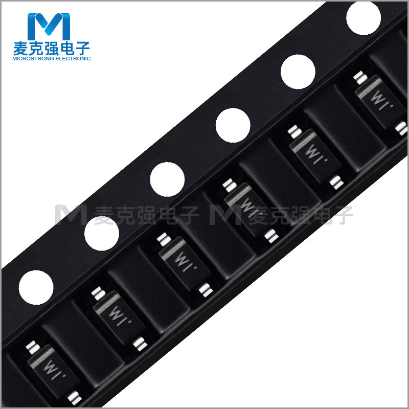 晶导微贴片稳压二极管BZT52C13 SOD-123 丝印WI 0.35W 13V 1206