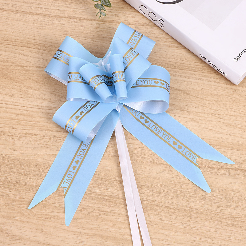 Diseño de boda al por mayor elegante amor eterno mano tire flor puerta tire flor 50 regalo flor embalaje arco cinta