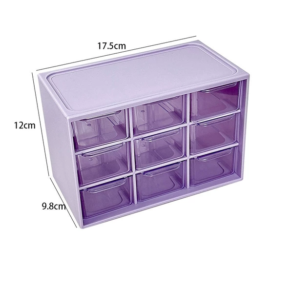 The nine-square grid can be superimposed [Grape Purple] with a protective film